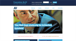 Desktop Screenshot of junge-union.de